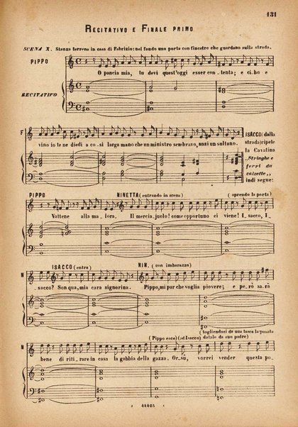 La gazza ladra : melodramma in due atti / G. Rossini ; opera completa [ridotta] per canto e pianoforte