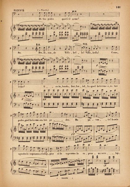 La gazza ladra : melodramma in due atti / G. Rossini ; opera completa [ridotta] per canto e pianoforte