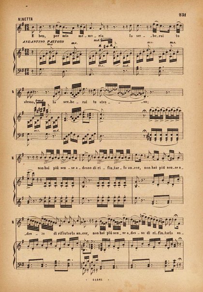 La gazza ladra : melodramma in due atti / G. Rossini ; opera completa [ridotta] per canto e pianoforte