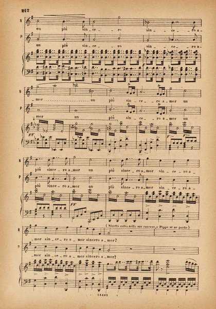 La gazza ladra : melodramma in due atti / G. Rossini ; opera completa [ridotta] per canto e pianoforte