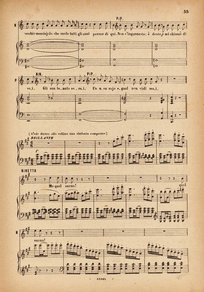 La gazza ladra : melodramma in due atti / G. Rossini ; opera completa [ridotta] per canto e pianoforte