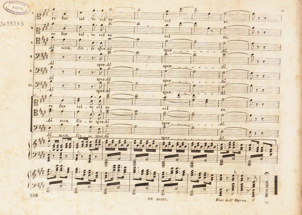 Roberto Bruce : opera in tre atti / parole di Alfonso Royer e Gustavo Vaez, recate in italiano da Calisto Bassi ; musica di Gioachino Rossini