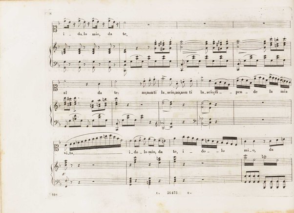 Aureliano in Palmira : dramma serio in due atti di Felice Romani / posto in musica da Gioachino Rossini ; riduzione per canto con accompagnamento di pianoforte di Emanuele Muzio