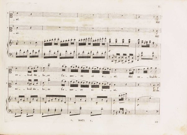 Aureliano in Palmira : dramma serio in due atti di Felice Romani / posto in musica da Gioachino Rossini ; riduzione per canto con accompagnamento di pianoforte di Emanuele Muzio