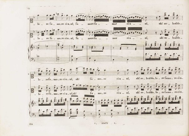 Aureliano in Palmira : dramma serio in due atti di Felice Romani / posto in musica da Gioachino Rossini ; riduzione per canto con accompagnamento di pianoforte di Emanuele Muzio