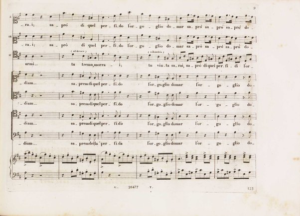 Aureliano in Palmira : dramma serio in due atti di Felice Romani / posto in musica da Gioachino Rossini ; riduzione per canto con accompagnamento di pianoforte di Emanuele Muzio