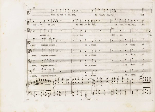 Aureliano in Palmira : dramma serio in due atti di Felice Romani / posto in musica da Gioachino Rossini ; riduzione per canto con accompagnamento di pianoforte di Emanuele Muzio