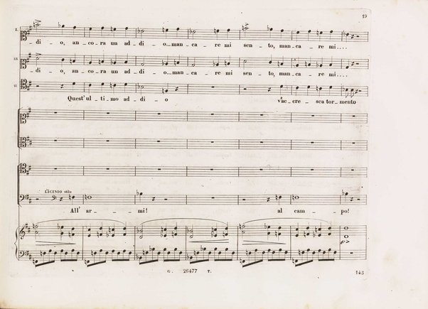 Aureliano in Palmira : dramma serio in due atti di Felice Romani / posto in musica da Gioachino Rossini ; riduzione per canto con accompagnamento di pianoforte di Emanuele Muzio