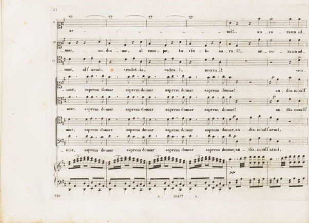 Aureliano in Palmira : dramma serio in due atti di Felice Romani / posto in musica da Gioachino Rossini ; riduzione per canto con accompagnamento di pianoforte di Emanuele Muzio