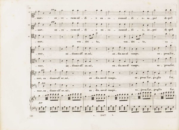 Aureliano in Palmira : dramma serio in due atti di Felice Romani / posto in musica da Gioachino Rossini ; riduzione per canto con accompagnamento di pianoforte di Emanuele Muzio