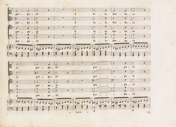 Aureliano in Palmira : dramma serio in due atti di Felice Romani / posto in musica da Gioachino Rossini ; riduzione per canto con accompagnamento di pianoforte di Emanuele Muzio