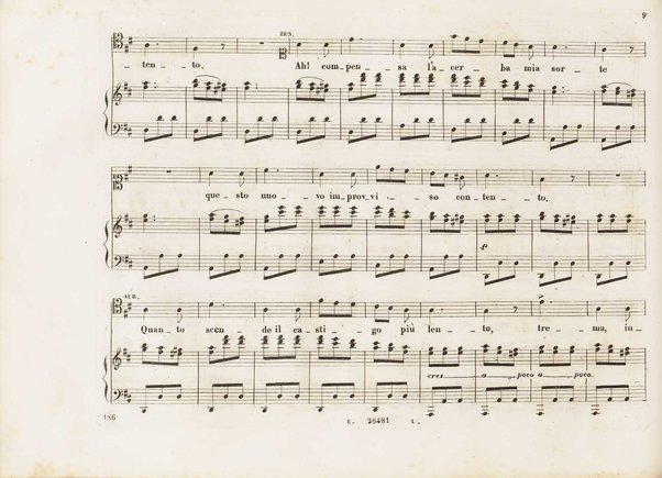 Aureliano in Palmira : dramma serio in due atti di Felice Romani / posto in musica da Gioachino Rossini ; riduzione per canto con accompagnamento di pianoforte di Emanuele Muzio