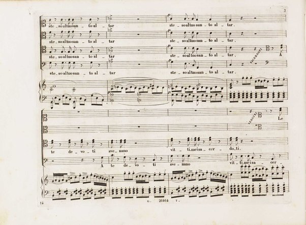 Aureliano in Palmira : dramma serio in due atti di Felice Romani / posto in musica da Gioachino Rossini ; riduzione per canto con accompagnamento di pianoforte di Emanuele Muzio