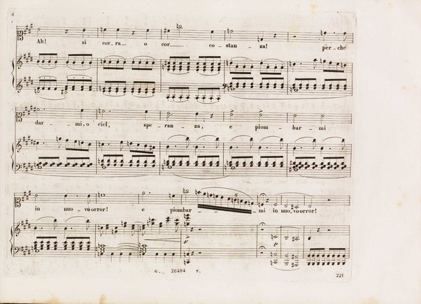 Aureliano in Palmira : dramma serio in due atti di Felice Romani / posto in musica da Gioachino Rossini ; riduzione per canto con accompagnamento di pianoforte di Emanuele Muzio