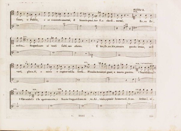 Aureliano in Palmira : dramma serio in due atti di Felice Romani / posto in musica da Gioachino Rossini ; riduzione per canto con accompagnamento di pianoforte di Emanuele Muzio