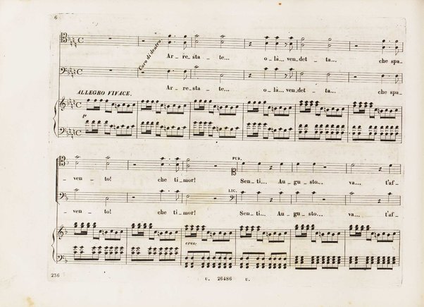 Aureliano in Palmira : dramma serio in due atti di Felice Romani / posto in musica da Gioachino Rossini ; riduzione per canto con accompagnamento di pianoforte di Emanuele Muzio