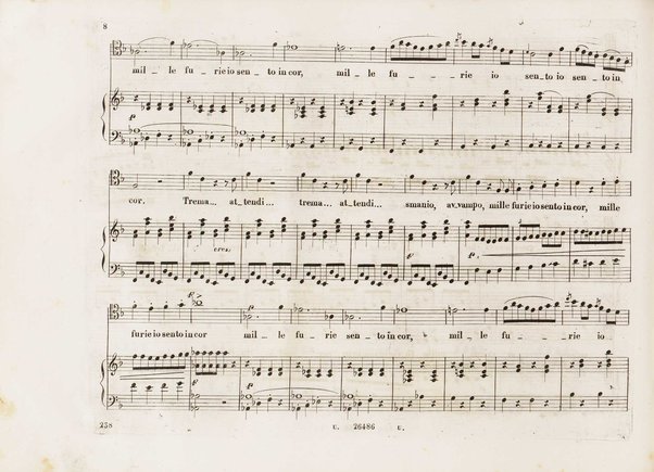 Aureliano in Palmira : dramma serio in due atti di Felice Romani / posto in musica da Gioachino Rossini ; riduzione per canto con accompagnamento di pianoforte di Emanuele Muzio