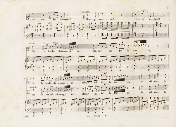 Aureliano in Palmira : dramma serio in due atti di Felice Romani / posto in musica da Gioachino Rossini ; riduzione per canto con accompagnamento di pianoforte di Emanuele Muzio