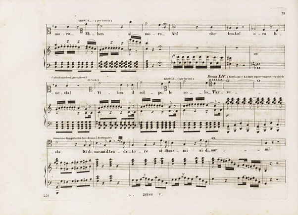 Aureliano in Palmira : dramma serio in due atti di Felice Romani / posto in musica da Gioachino Rossini ; riduzione per canto con accompagnamento di pianoforte di Emanuele Muzio