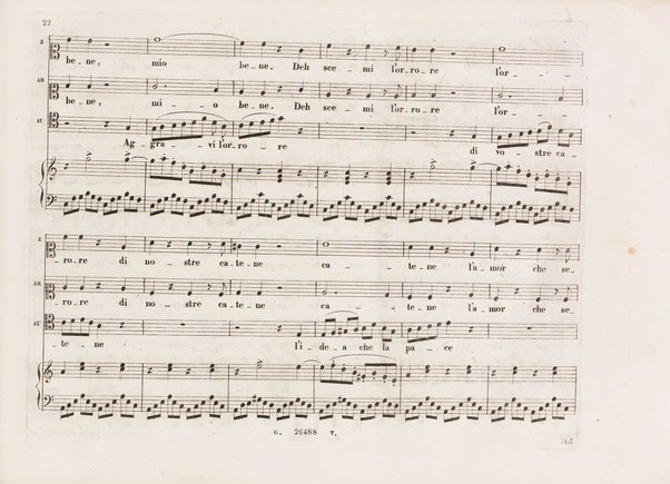 Aureliano in Palmira : dramma serio in due atti di Felice Romani / posto in musica da Gioachino Rossini ; riduzione per canto con accompagnamento di pianoforte di Emanuele Muzio