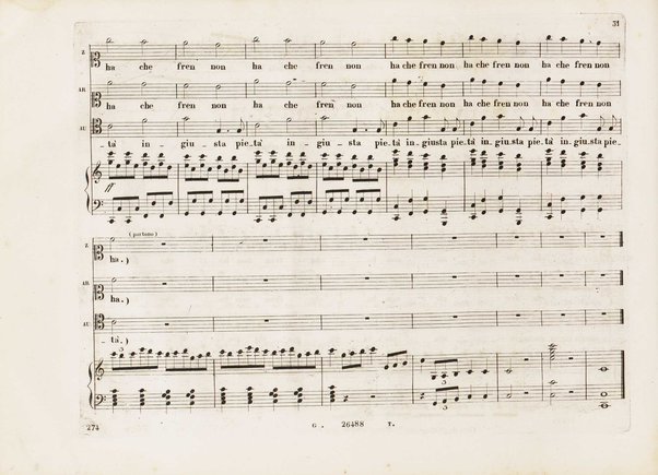 Aureliano in Palmira : dramma serio in due atti di Felice Romani / posto in musica da Gioachino Rossini ; riduzione per canto con accompagnamento di pianoforte di Emanuele Muzio