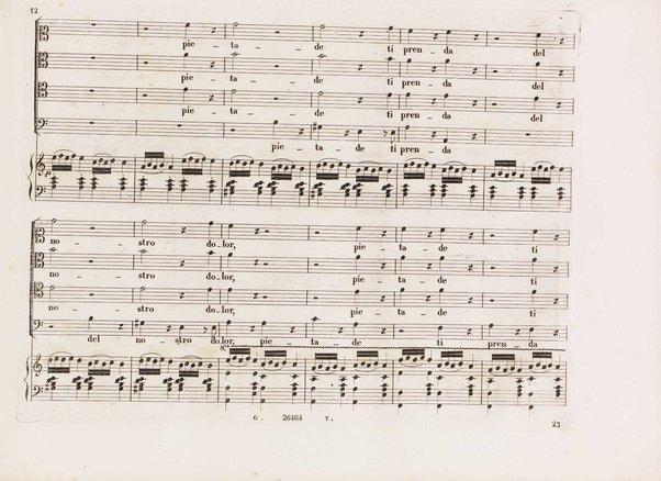 Aureliano in Palmira : dramma serio in due atti di Felice Romani / posto in musica da Gioachino Rossini ; riduzione per canto con accompagnamento di pianoforte di Emanuele Muzio