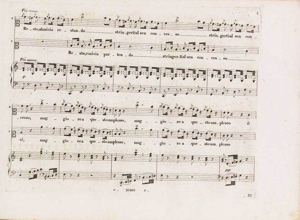 Aureliano in Palmira : dramma serio in due atti di Felice Romani / posto in musica da Gioachino Rossini ; riduzione per canto con accompagnamento di pianoforte di Emanuele Muzio