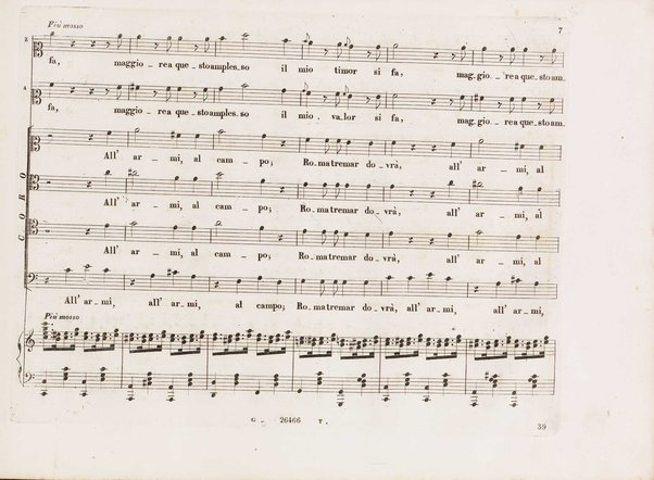 Aureliano in Palmira : dramma serio in due atti di Felice Romani / posto in musica da Gioachino Rossini ; riduzione per canto con accompagnamento di pianoforte di Emanuele Muzio