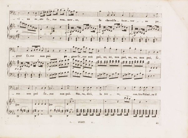 Aureliano in Palmira : dramma serio in due atti di Felice Romani / posto in musica da Gioachino Rossini ; riduzione per canto con accompagnamento di pianoforte di Emanuele Muzio