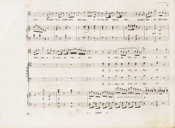 Aureliano in Palmira : dramma serio in due atti di Felice Romani / posto in musica da Gioachino Rossini ; riduzione per canto con accompagnamento di pianoforte di Emanuele Muzio