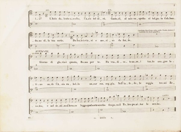 Aureliano in Palmira : dramma serio in due atti di Felice Romani / posto in musica da Gioachino Rossini ; riduzione per canto con accompagnamento di pianoforte di Emanuele Muzio