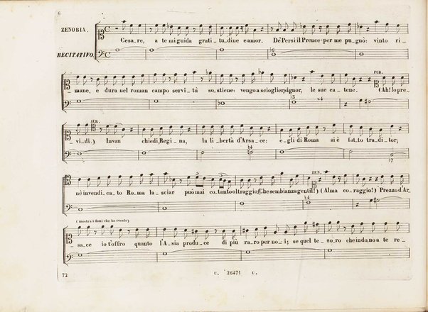 Aureliano in Palmira : dramma serio in due atti di Felice Romani / posto in musica da Gioachino Rossini ; riduzione per canto con accompagnamento di pianoforte di Emanuele Muzio