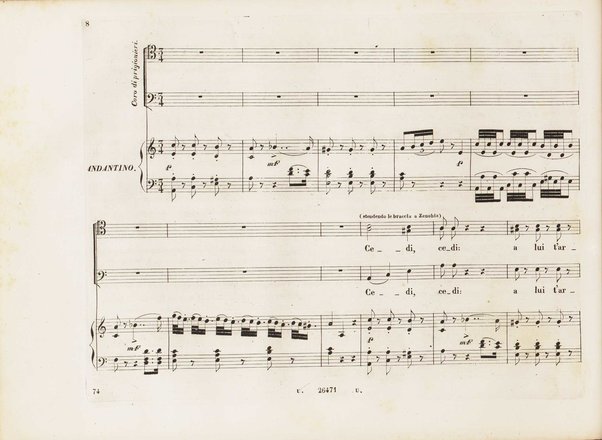 Aureliano in Palmira : dramma serio in due atti di Felice Romani / posto in musica da Gioachino Rossini ; riduzione per canto con accompagnamento di pianoforte di Emanuele Muzio