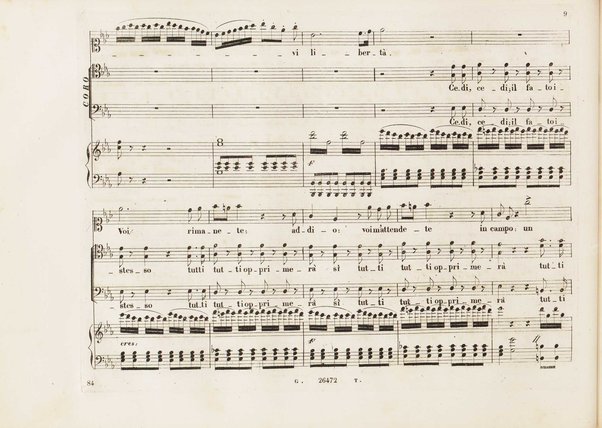 Aureliano in Palmira : dramma serio in due atti di Felice Romani / posto in musica da Gioachino Rossini ; riduzione per canto con accompagnamento di pianoforte di Emanuele Muzio