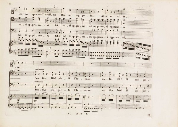 Aureliano in Palmira : dramma serio in due atti di Felice Romani / posto in musica da Gioachino Rossini ; riduzione per canto con accompagnamento di pianoforte di Emanuele Muzio