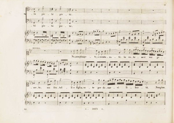 Aureliano in Palmira : dramma serio in due atti di Felice Romani / posto in musica da Gioachino Rossini ; riduzione per canto con accompagnamento di pianoforte di Emanuele Muzio