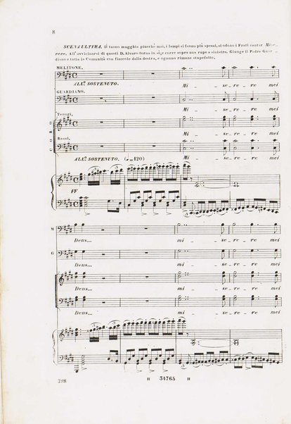 La forza del destino : opera in quattro atti / del maestro cavaliere Giuseppe Verdi ; poesia di F. M. Piave