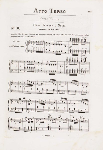 Don Carlo : opera in cinque atti / parole di Méry e Camillo Du Locle ; musica di G. Verdi ; traduzione italiana di Achille de Lauzières ; riduzione per canto e pianoforte di Vauthrot e G. Ricordi