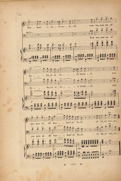 Attila : dramma lirico in 3 atti con prologo / poesia di T. Solera ; musica del M.o Giuseppe Verdi