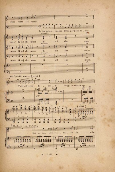 Attila : dramma lirico in 3 atti con prologo / poesia di T. Solera ; musica del M.o Giuseppe Verdi