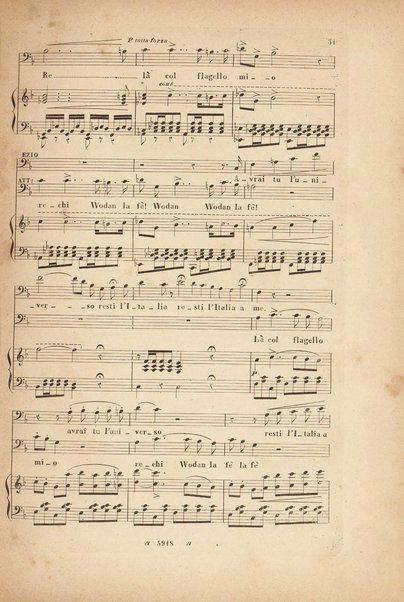 Attila : dramma lirico in 3 atti con prologo / poesia di T. Solera ; musica del M.o Giuseppe Verdi