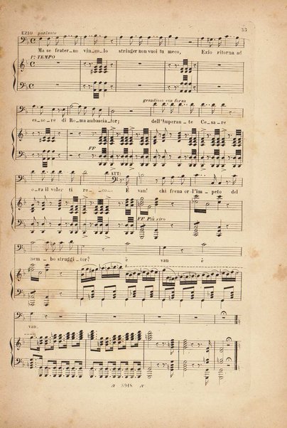 Attila : dramma lirico in 3 atti con prologo / poesia di T. Solera ; musica del M.o Giuseppe Verdi