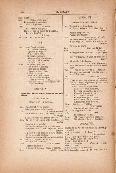 Il pirata : melodramma in due atti / di Vincenzo Bellini ; riduzione per pianoforte solo