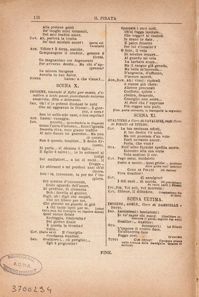 Il pirata : melodramma in due atti / di Vincenzo Bellini ; riduzione per pianoforte solo