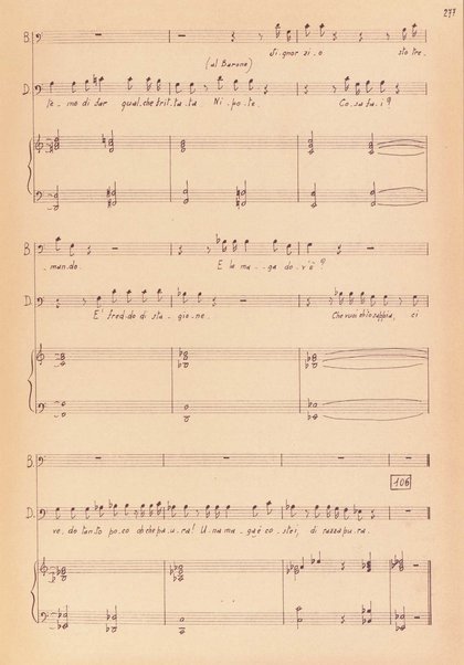 I due baroni : opera buffa in due atti / Domenico Cimarosa ; [rev. di V. Frazzi]