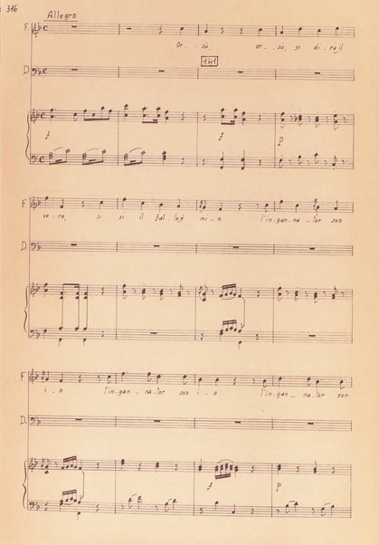 I due baroni : opera buffa in due atti / Domenico Cimarosa ; [rev. di V. Frazzi]