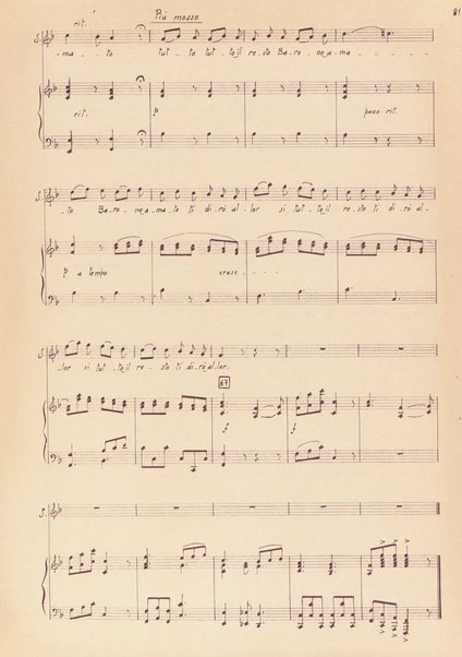 I due baroni : opera buffa in due atti / Domenico Cimarosa ; [rev. di V. Frazzi]