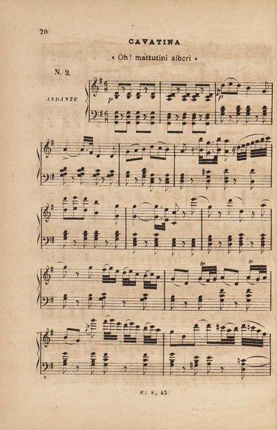 La donna del lago : melodramma serio in due atti / di Andrea Leone Tottolaposto in musica da Gioachino Rossini ; riduzione per pianoforte solo