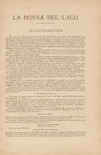 La donna del lago : melodramma serio in due atti / di Andrea Leone Tottolaposto in musica da Gioachino Rossini ; riduzione per pianoforte solo