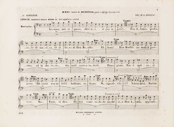 Il barbiere di Siviglia : melodramma giocoso di Cesare Sterbini / posto in musica dal cav.e Gioachino Rossini